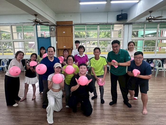 本系有氧街舞隊前往北投社區大學與民眾進行健康互動（115.04.11）圖片